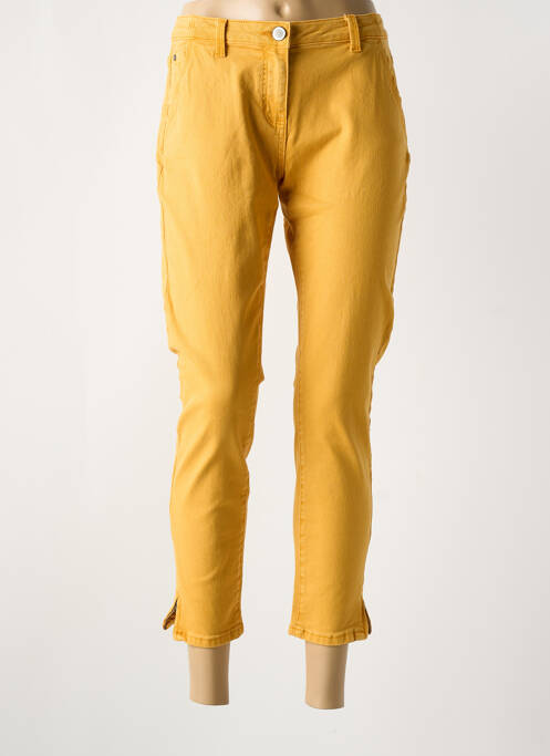 Pantalon 7/8 jaune ELORA pour femme