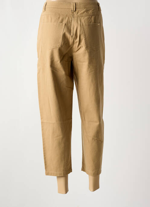 Pantalon 7/8 marron ELORA pour femme
