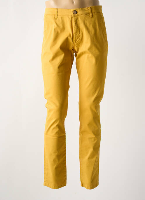 Pantalon chino jaune ELORA pour homme