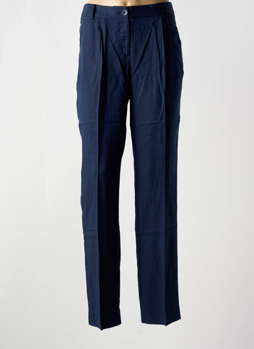 Pantalon droit bleu ELORA pour femme