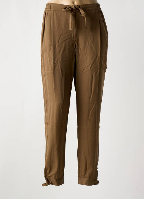 Pantalon droit marron ELORA pour femme