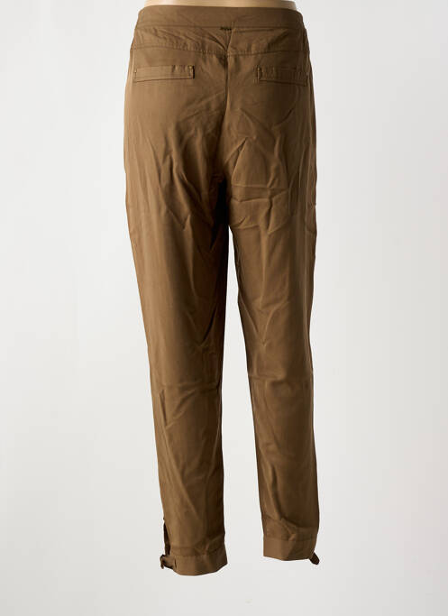 Pantalon droit marron ELORA pour femme