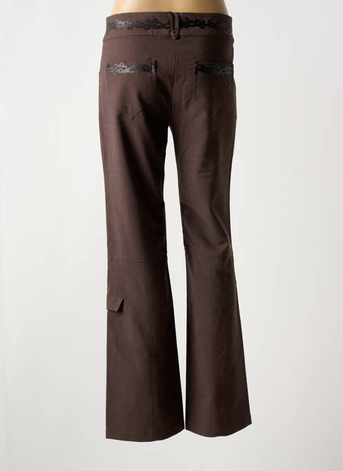Pantalon droit marron GEORGES FRANCK pour femme