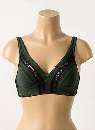Soutien-gorge sans armature haut soutien-gorge emboitant vert LOU femme