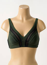 Soutien-gorge sans armature haut soutien-gorge emboitant vert LOU femme