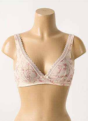 Soutien-gorge sans armature haut soutien-gorge emboitant rose LOU femme