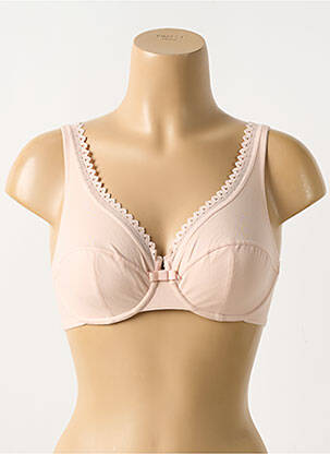 Soutien-gorge avec armature haut triangles chair LOU femme