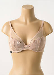 Soutien-gorge effet matière satinée haut soutien-gorge emboitant chair LOU femme