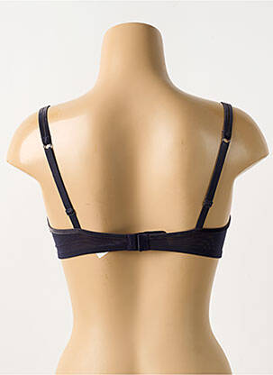 Soutien-gorge effet matière satinée haut soutien-gorge emboitant bleu LOU femme