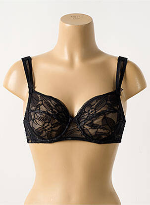 Soutien-gorge légère et transparente haut soutien-gorge emboitant noir LOU femme