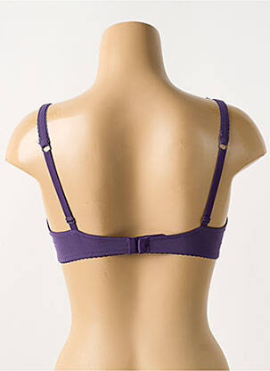 Soutien-gorge légère et transparente haut soutien-gorge emboitant violet LOU femme