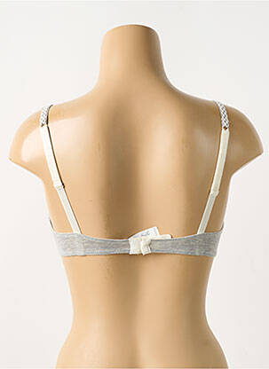 Soutien-gorge légère et transparente gris BARBARA femme