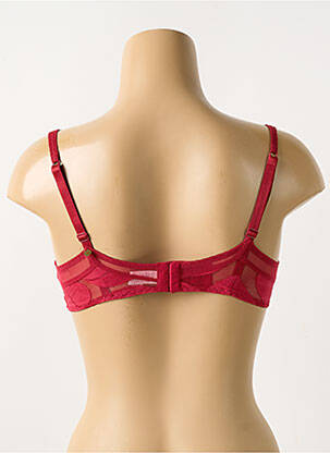 Soutien-gorge sans armature haut soutien-gorge emboitant rouge BARBARA femme