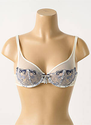 Soutien-gorge légère et transparente haut soutien-gorge emboitant beige BARBARA femme