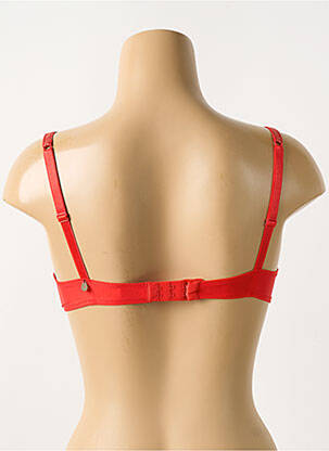 Soutien-gorge légère et transparente haut soutien-gorge emboitant rouge BARBARA femme