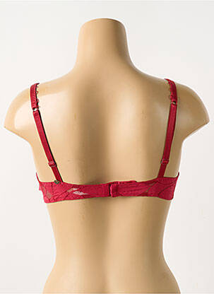Soutien-gorge légère et transparente haut soutien-gorge emboitant rouge BARBARA femme