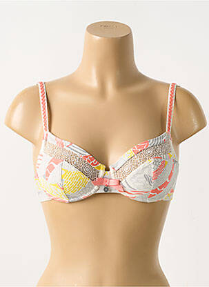 Soutien-gorge légère et transparente haut soutien-gorge emboitant blanc BARBARA femme