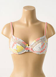 Soutien-gorge légère et transparente haut soutien-gorge emboitant blanc BARBARA femme