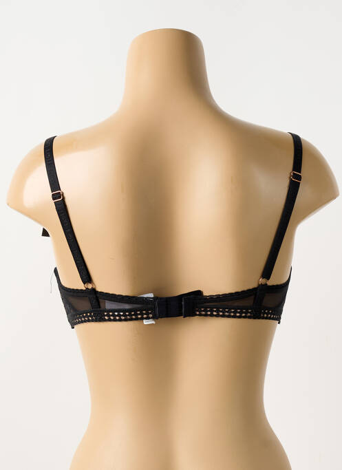 Soutien-gorge légère et transparente haut soutien-gorge emboitant noir LOU femme