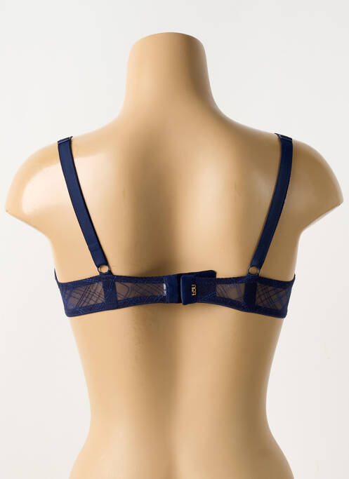 Soutien-gorge légère et transparente haut soutien-gorge emboitant bleu LOU femme