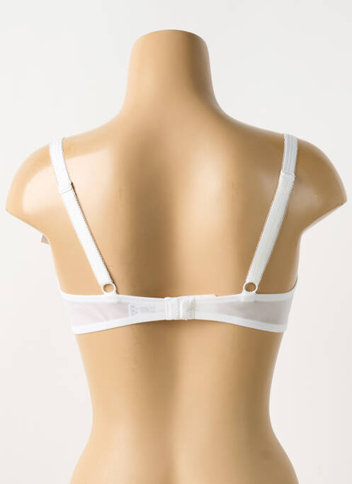 Soutien-gorge légère et transparente haut soutien-gorge emboitant blanc LOU femme