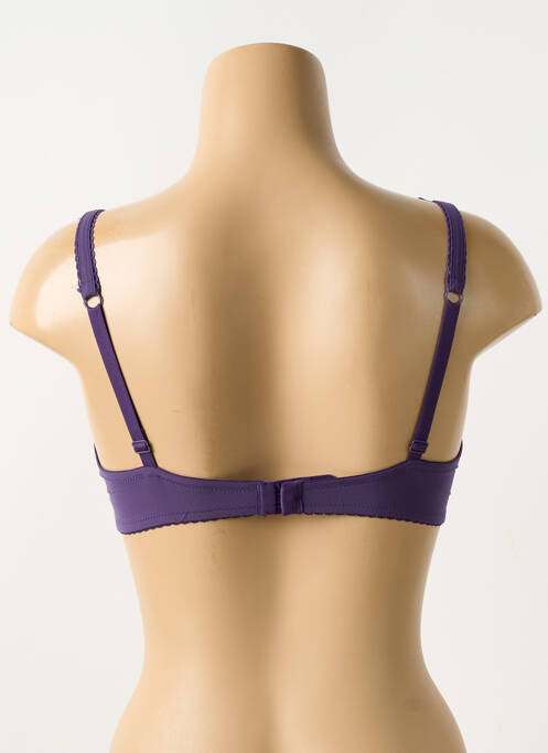 Soutien-gorge légère et transparente haut soutien-gorge emboitant violet LOU femme