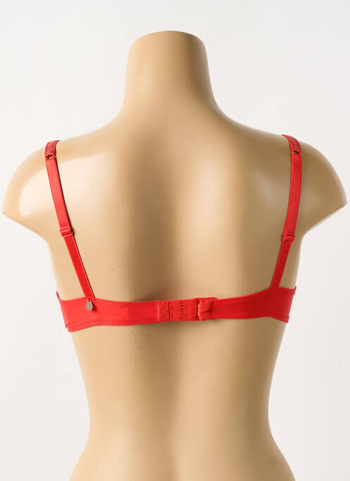 Soutien-gorge légère et transparente haut soutien-gorge emboitant rouge BARBARA femme