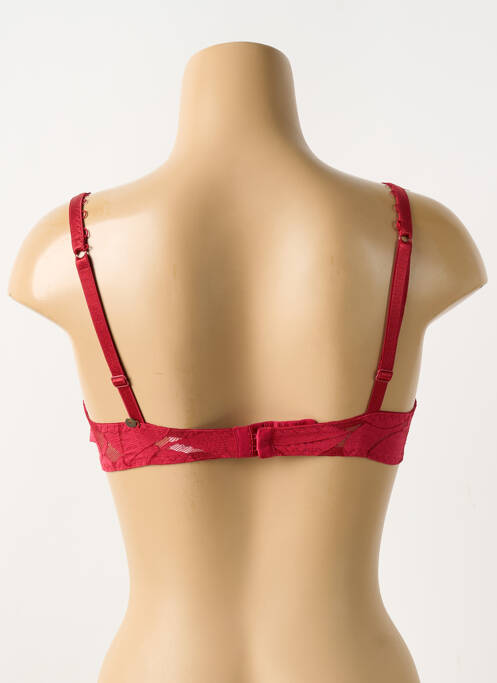 Soutien-gorge légère et transparente haut soutien-gorge emboitant rouge BARBARA femme