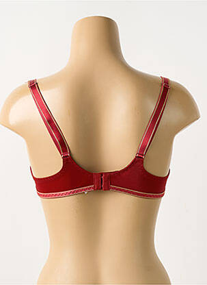 Soutien-gorge légère et transparente haut soutien-gorge emboitant rouge EMPREINTE femme