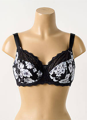 Soutien-gorge effet matière satinée haut soutien-gorge emboitant noir FANTASIE femme