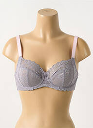 Soutien-gorge légère et transparente haut soutien-gorge emboitant gris FREYA femme