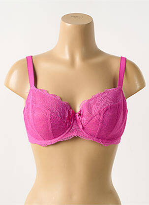 Soutien-gorge tissage dentelle haut soutien-gorge emboitant rose FREYA femme