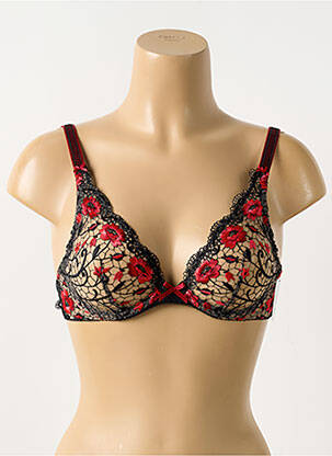 Soutien-gorge légère et transparente haut soutien-gorge emboitant noir AUBADE femme