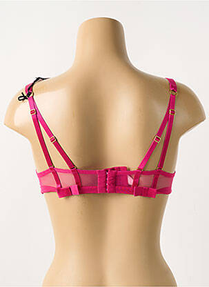 Soutien-gorge effet matière satinée haut soutien-gorge balconnet rose VIKTOR & ROLF X AUBADE femme