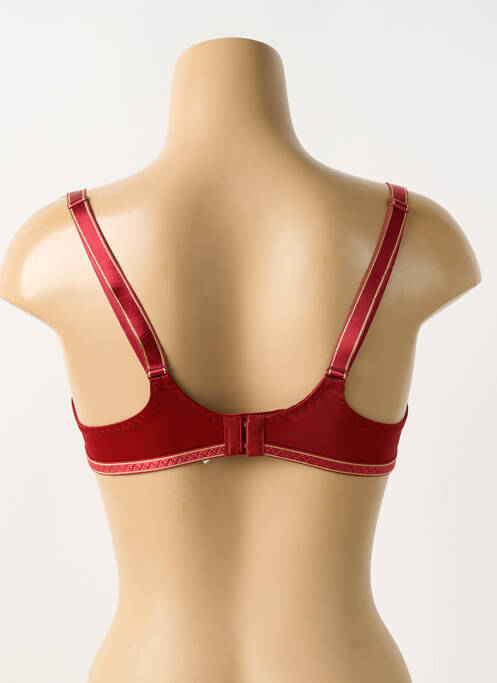 Soutien-gorge légère et transparente haut soutien-gorge emboitant rouge EMPREINTE femme