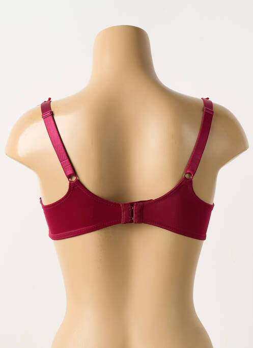 Soutien-gorge effet matière satinée haut soutien-gorge moulé violet EMPREINTE femme