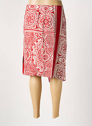 Jupe mi-longue taille normale rouge CHLOÉ STORA femme