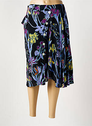 Jupe mi-longue taille normale noir ATELIER D femme