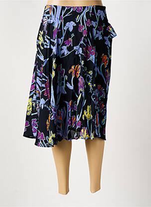 Jupe mi-longue taille normale noir ATELIER D femme
