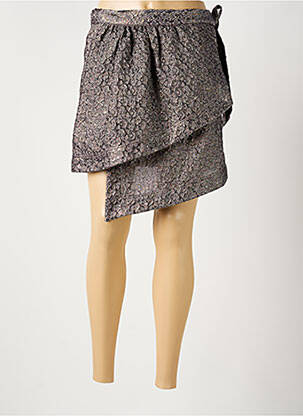 Jupe courte taille normale gris PASCAL MILLET femme