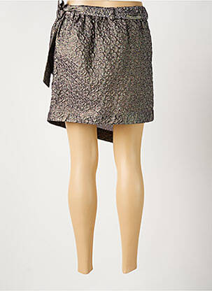 Jupe courte taille normale gris PASCAL MILLET femme