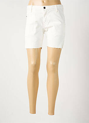 Short tissage denim taille normale blanc ACQUAVERDE femme