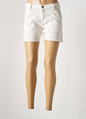 Short tissage denim taille normale beige ACQUAVERDE femme