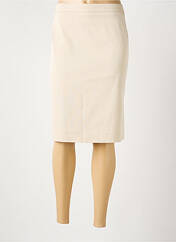 Jupe mi-longue beige DEVERNOIS pour femme seconde vue