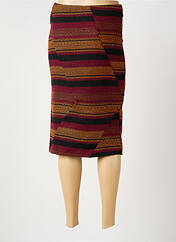 Jupe mi-longue orange MANIGANCE pour femme seconde vue