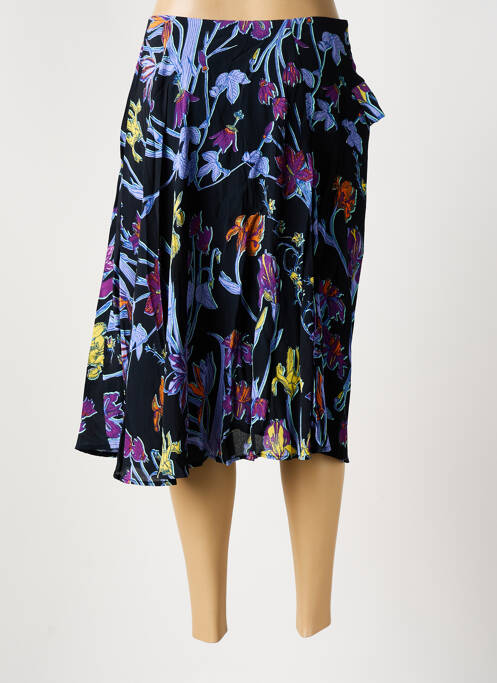 Jupe mi-longue noir ATELIER D pour femme