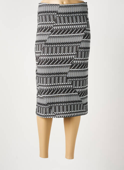 Jupe mi-longue noir MANIGANCE pour femme