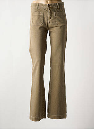 Jeans bootcut taille normale taille normale marron ACQUAVERDE femme