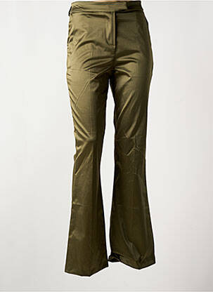 Pantalon flare taille normale taille normale vert LAUREN VIDAL femme