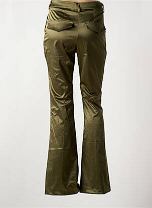 Pantalon flare taille normale taille normale vert LAUREN VIDAL femme